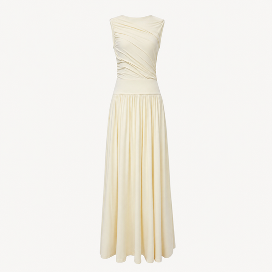 DRAPED MAXI DRESS