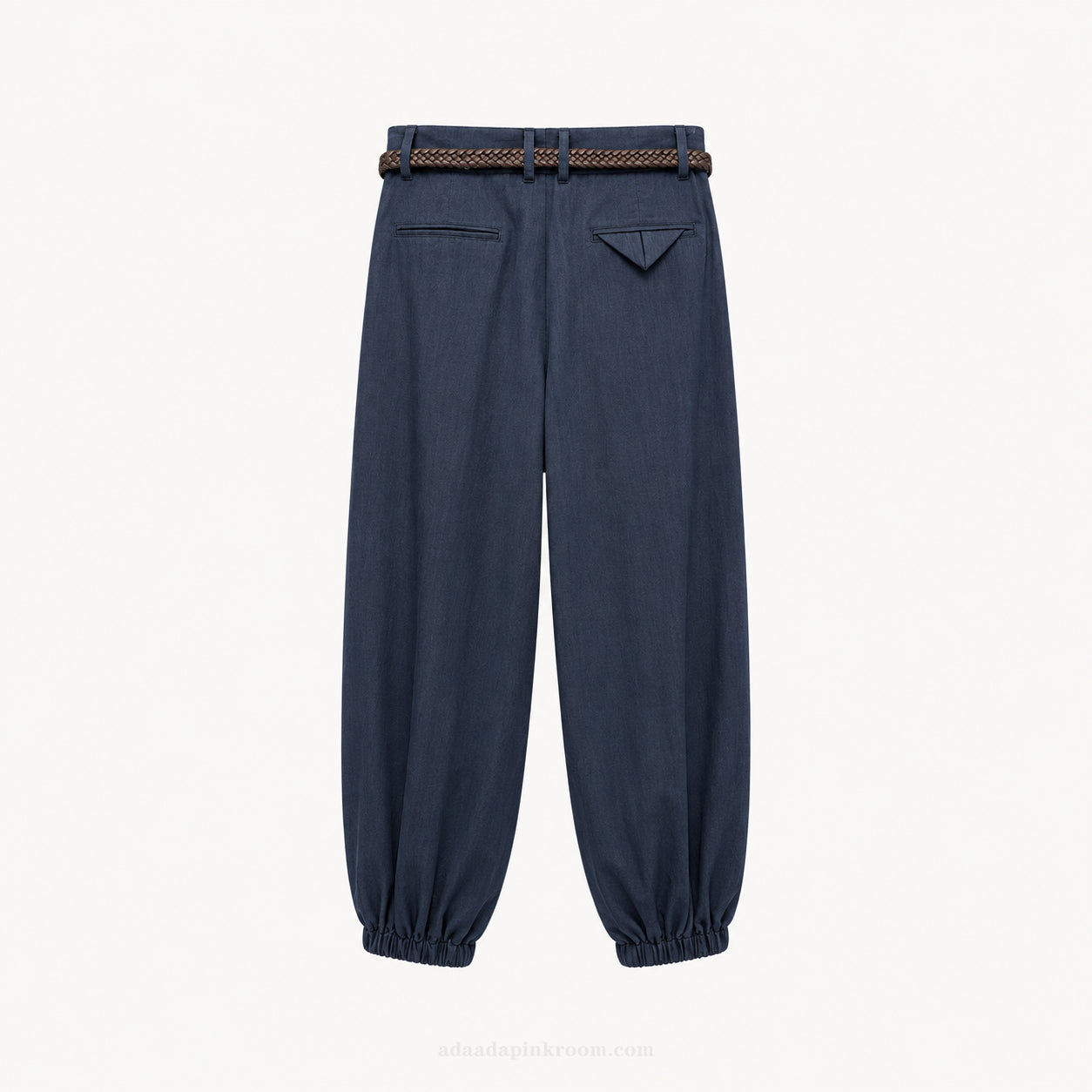 Belted Jogger Pants