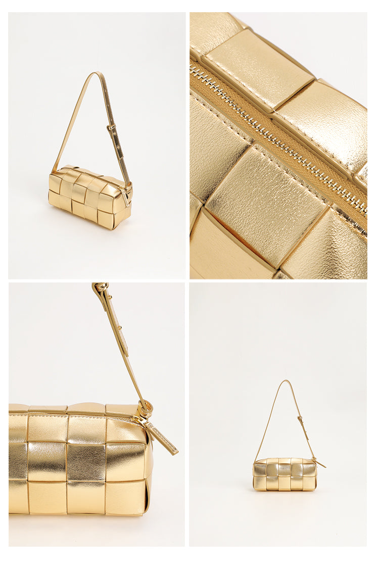 Genuine Leather Mini Crossbody Handbag