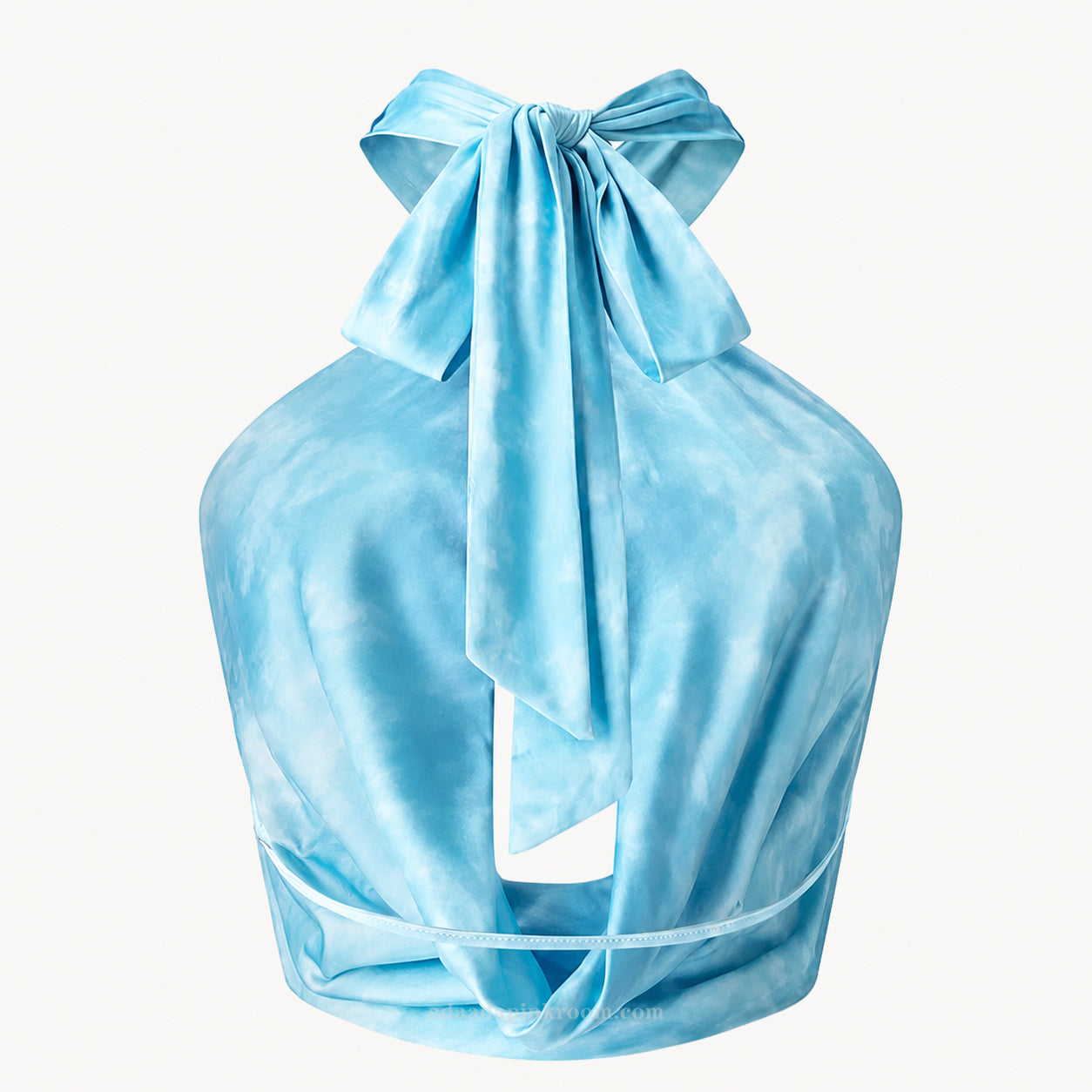 SHELL DETAIL HALTER TOP