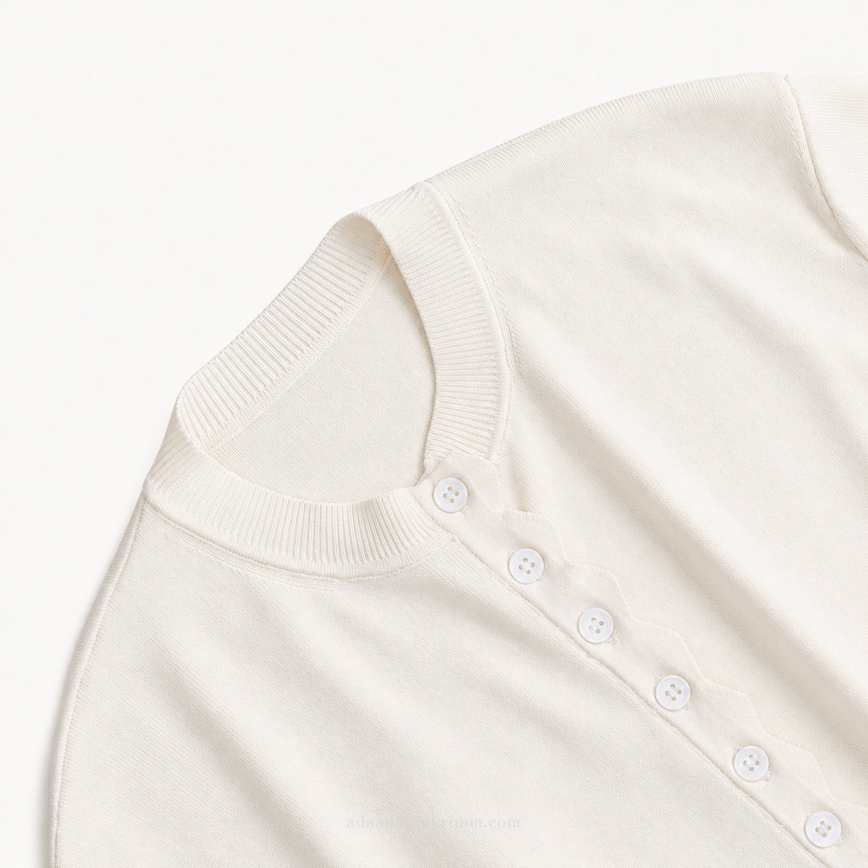 Ivory Scallop Knit Cardigan