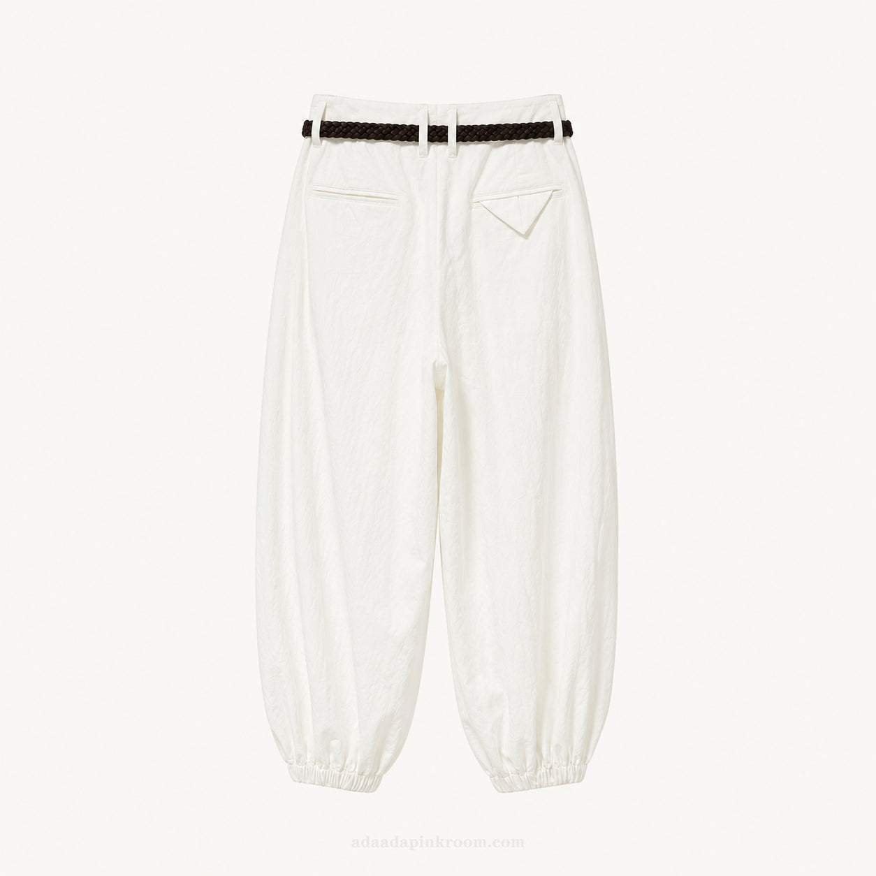 Belted Jogger Pants