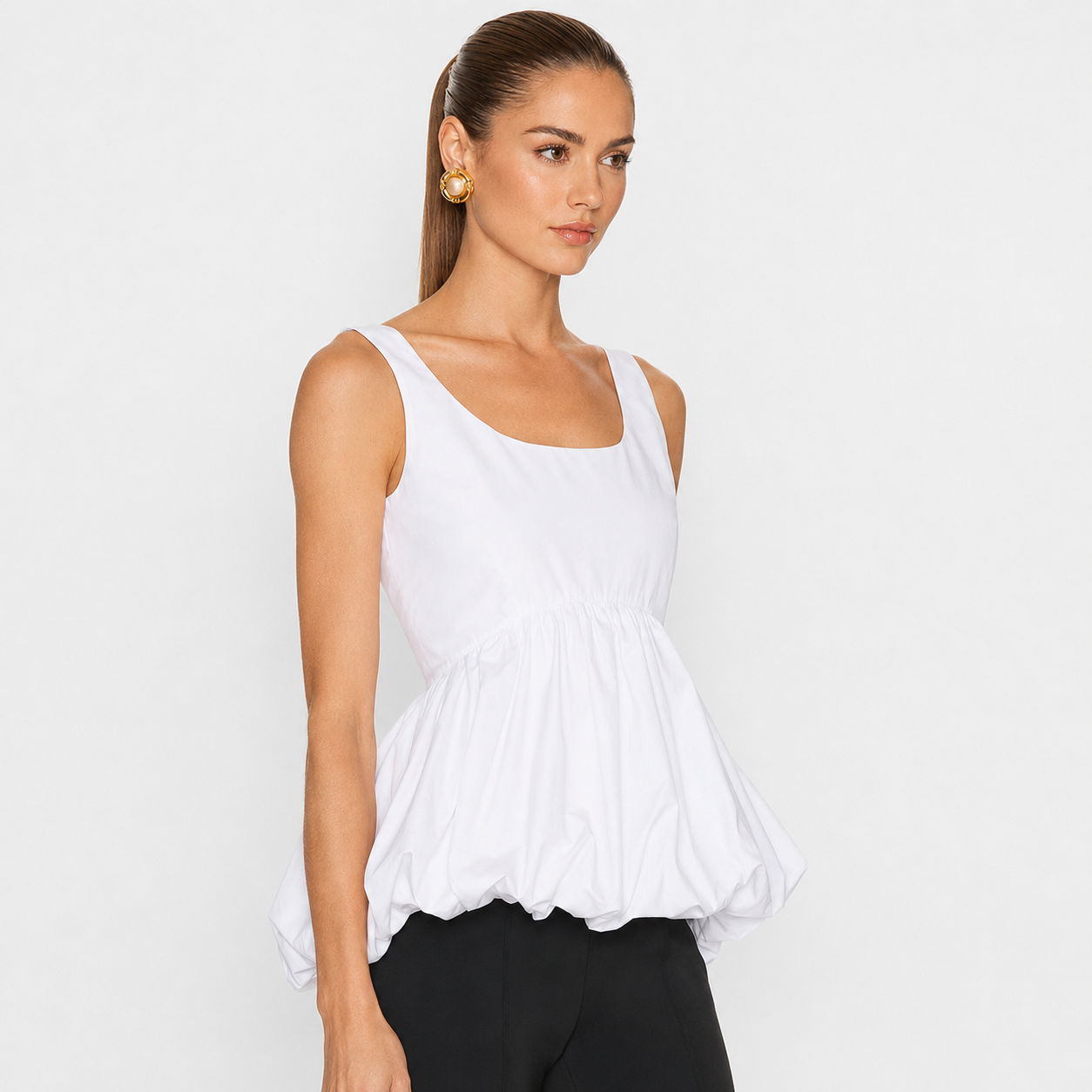 Bubble Hem Top