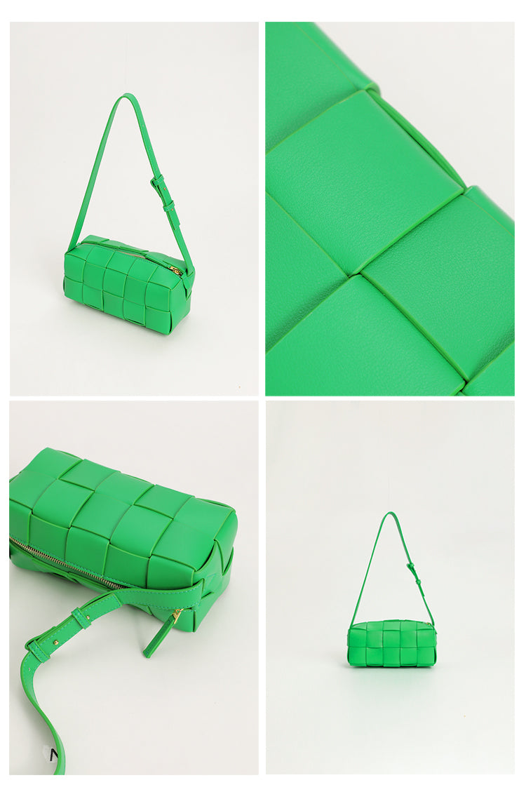 Genuine Leather Mini Crossbody Handbag