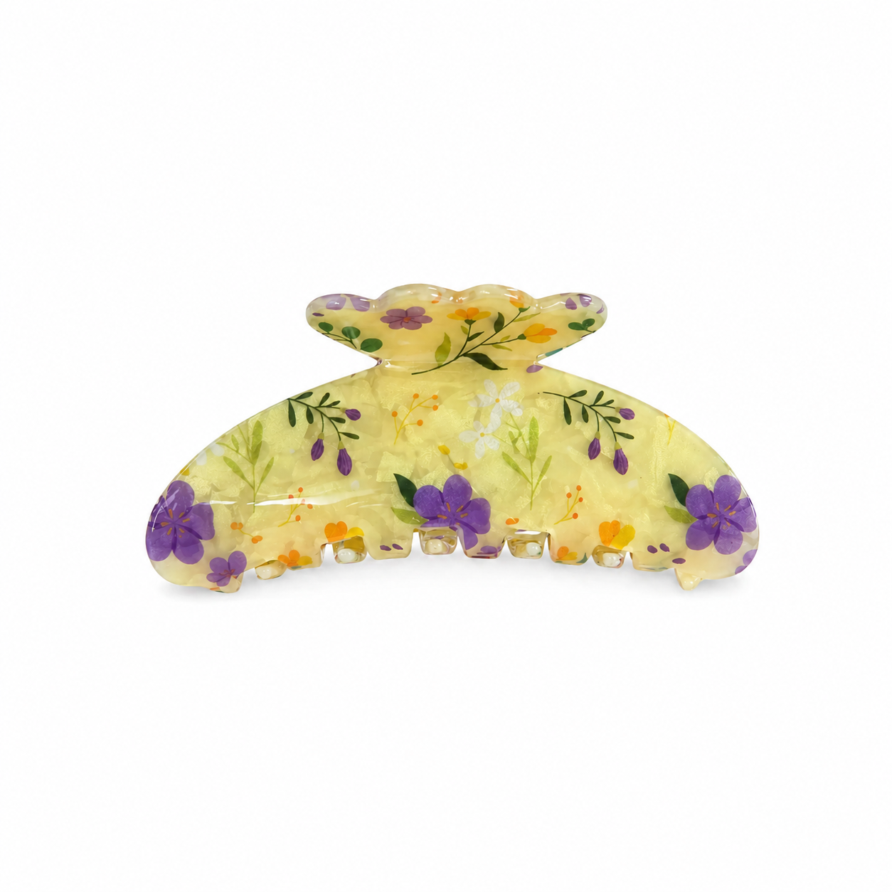 Big Clip in Lemon Flower Cake