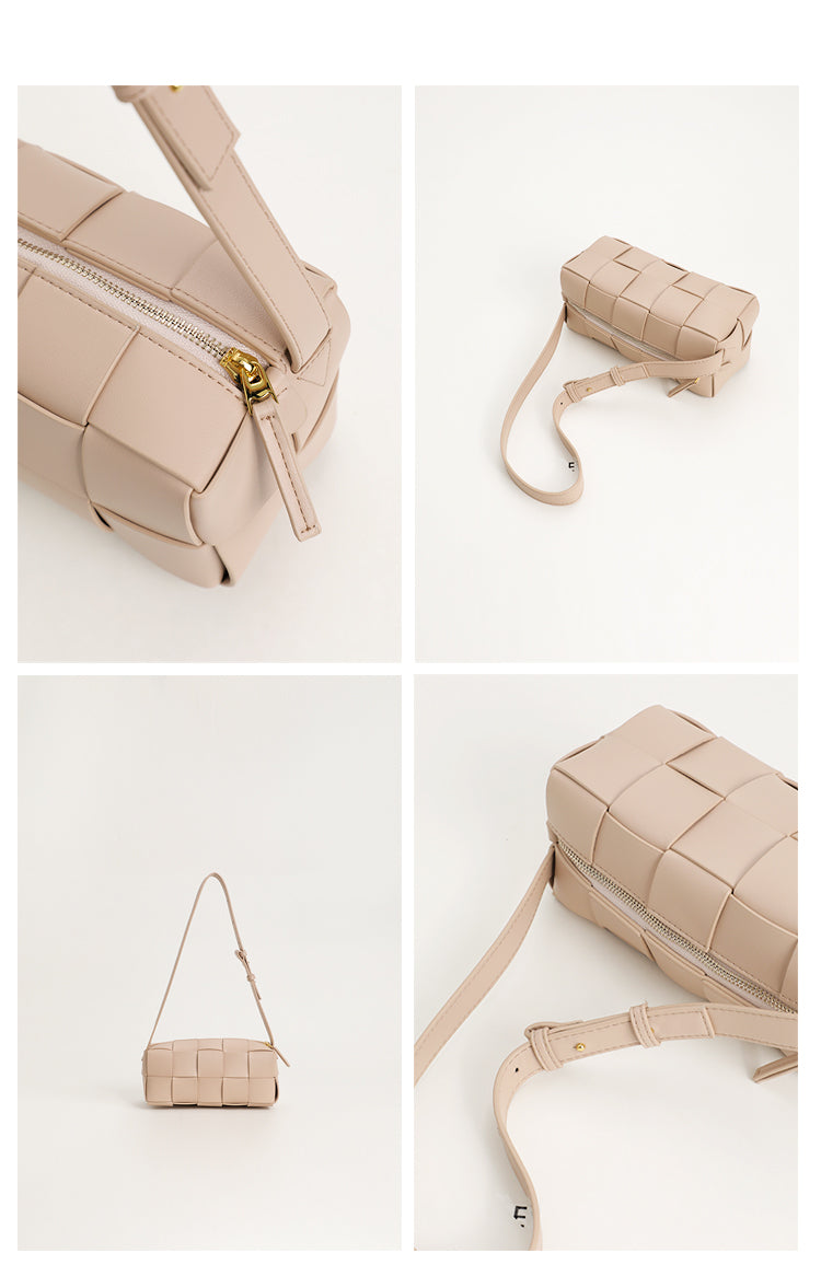 Genuine Leather Mini Crossbody Handbag