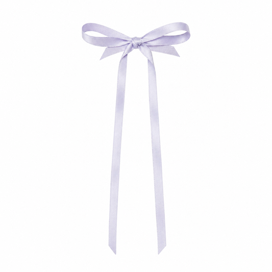 Ribbon Tie in Lavender Milk Tea