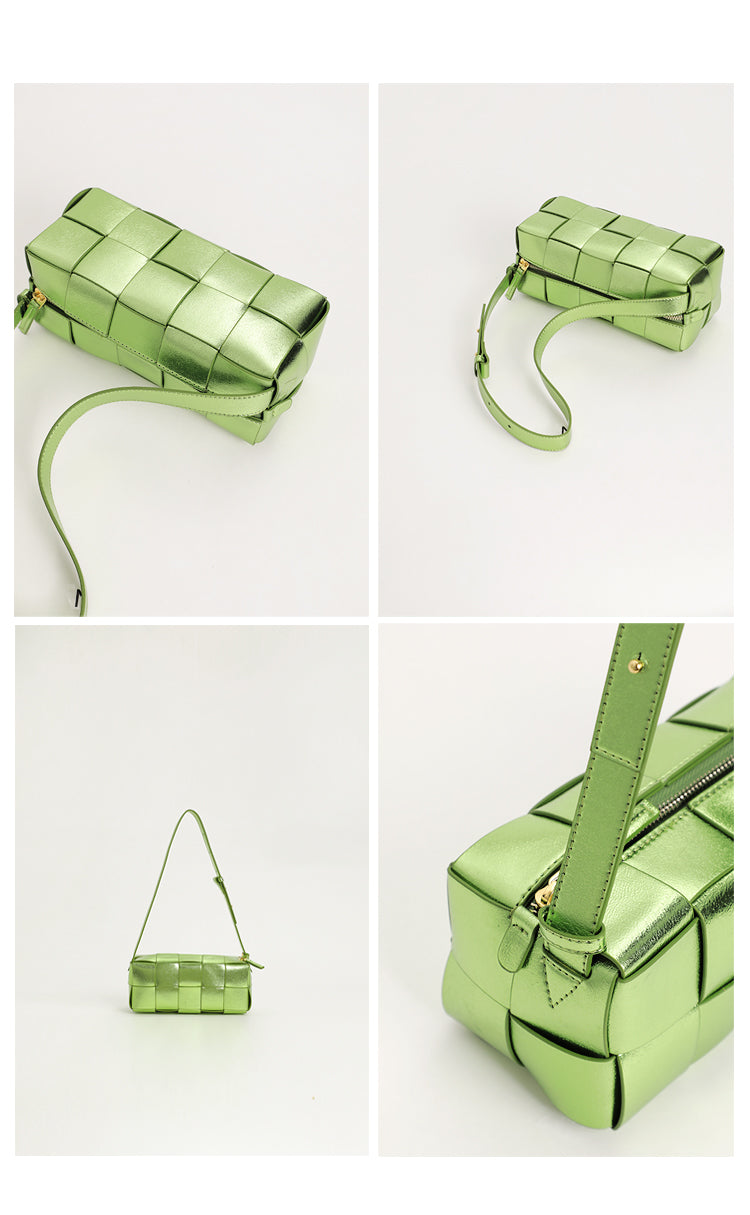 Genuine Leather Mini Crossbody Handbag