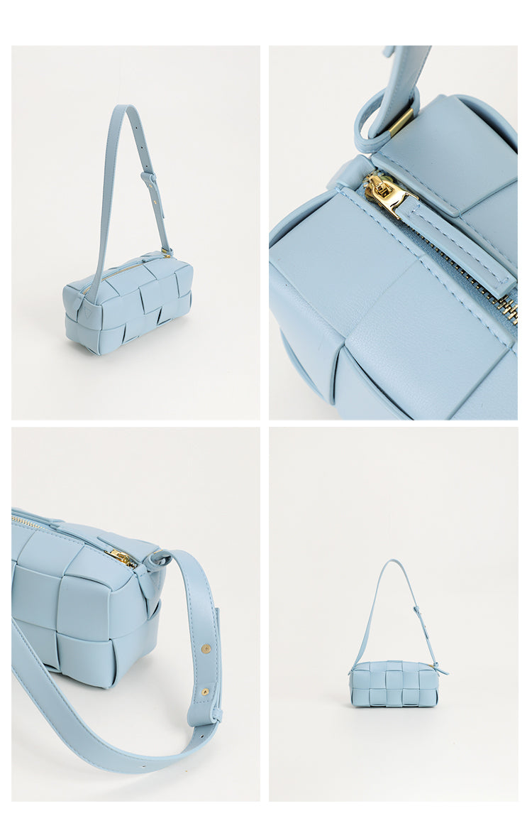Genuine Leather Mini Crossbody Handbag