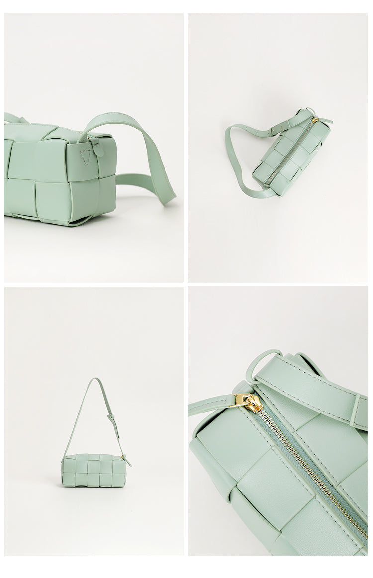 Genuine Leather Mini Crossbody Handbag