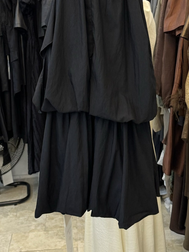 Sleeveless Stand Collar Short Halter Dress