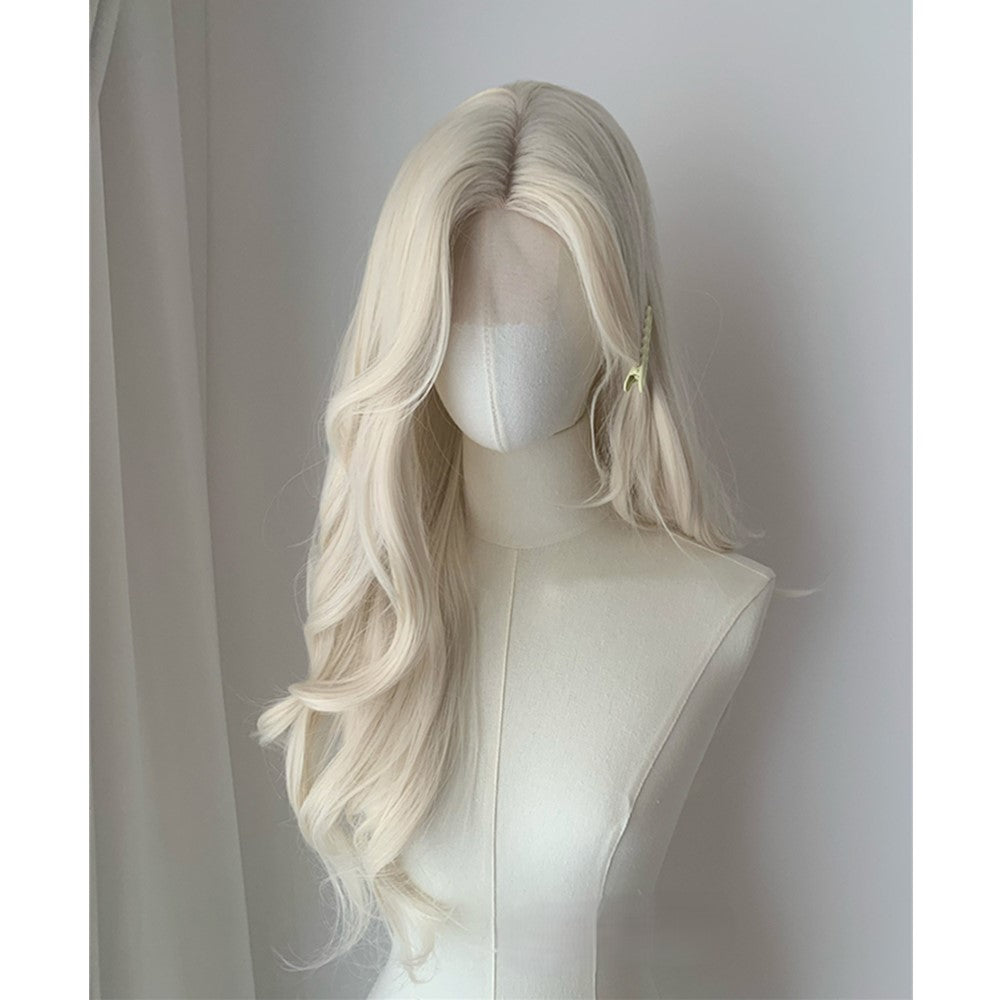women's full head wig big wave curls