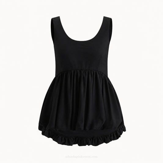 Ruffled Peplum Top