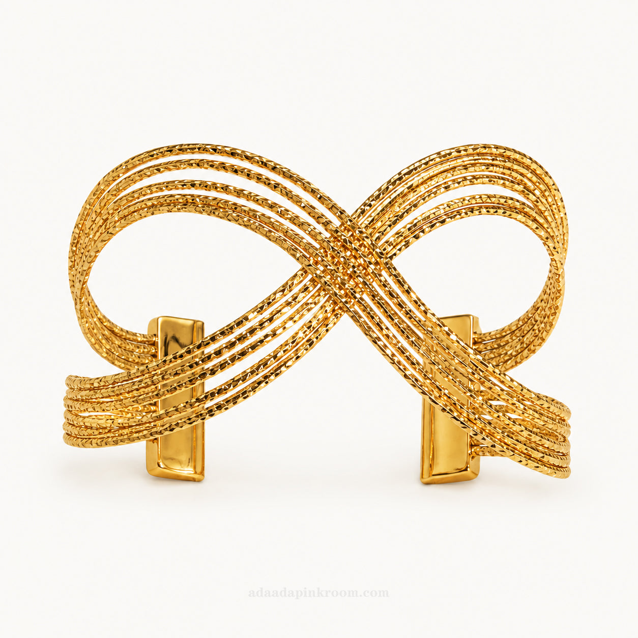 Gold Bow Cuff Bracelet