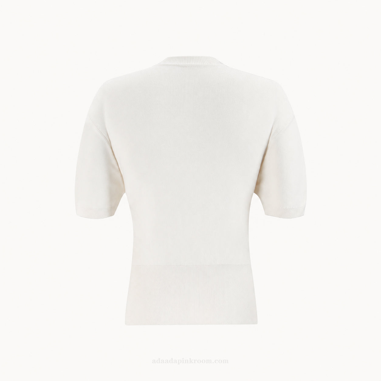 Ivory Scallop Knit Cardigan