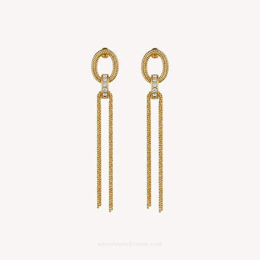 Gold Chain Earrings