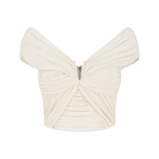 Pleated camisole top