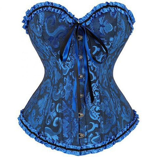 Ballet girl bow retro corset tight palace strap fishbone bra