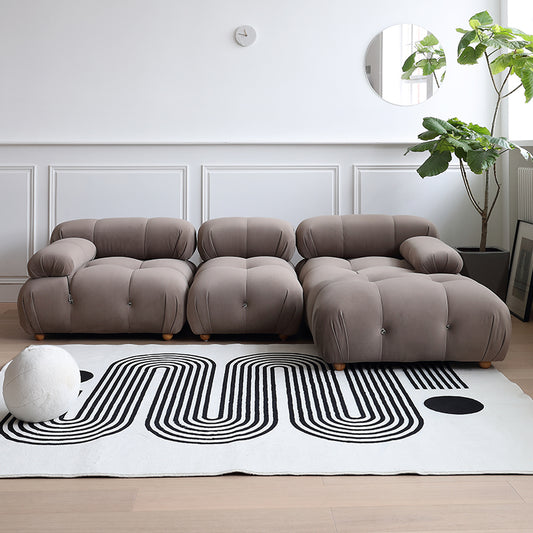 Retro style Yunduo sofa Nordic small apartment simple ins Internet celebrity bread module combination sofa