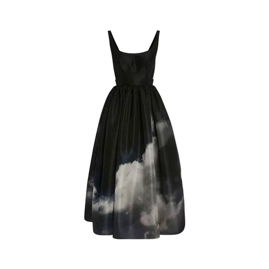 Tie-dye suspender dress