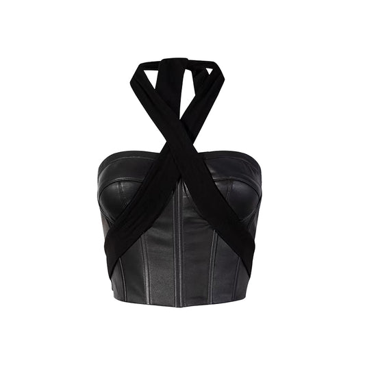 Black camisole short style hot girl style