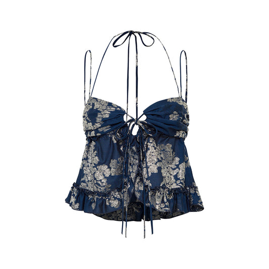 New Chinese style halterneck short style vest