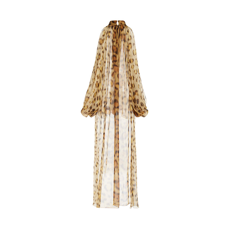 Leopard Print Halter Vest Sexy Hot Girl Style 2024 Summer New Temperament Pure Lust Top for Women