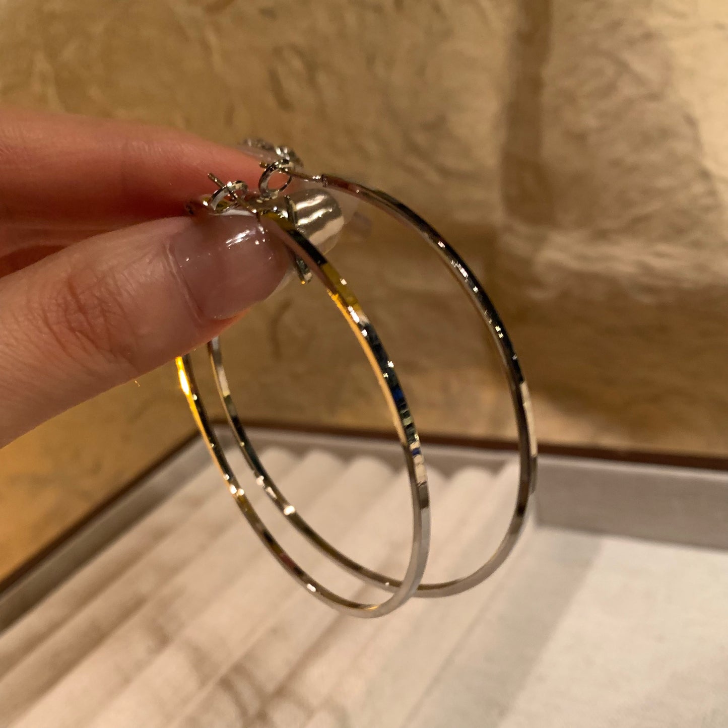 Circle earrings