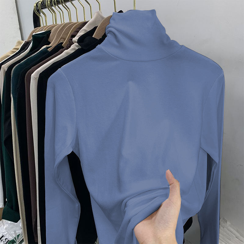 Long-sleeved T-shirt white top