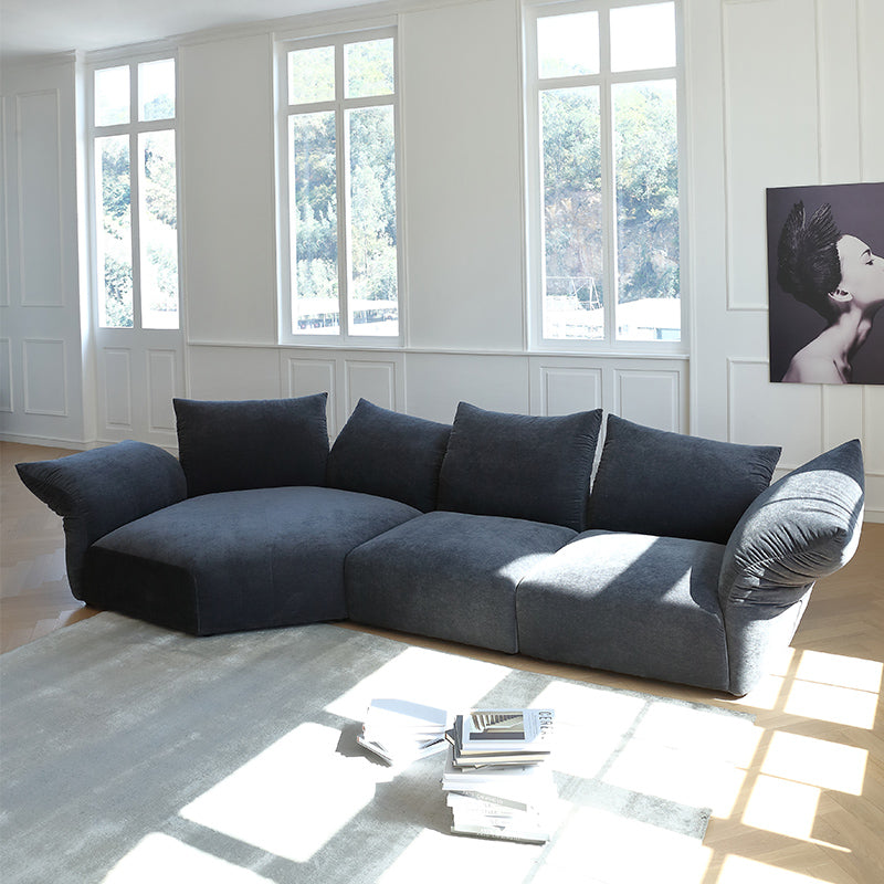 Italian minimalist petal sofa designer creative special-shaped modular sofa corner fabric sofa