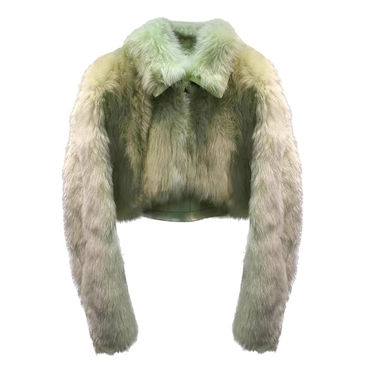 Spanish Tuscan sheepskin all-in-one slimming short fur