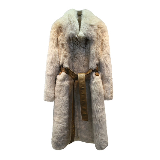 Spanish imported Tuscan sheepskin long BV jacket