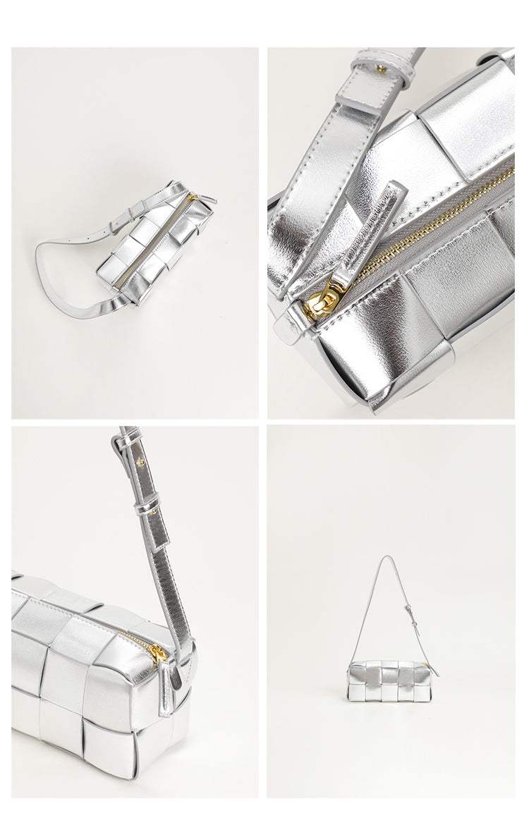 Genuine Leather Mini Crossbody Handbag