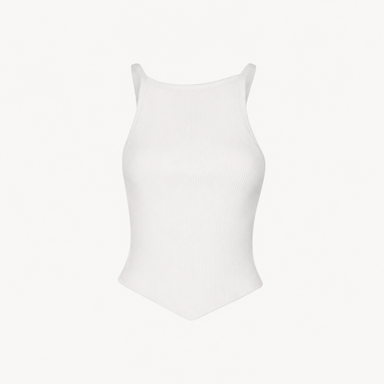 KNIT HALTER TANK TOP