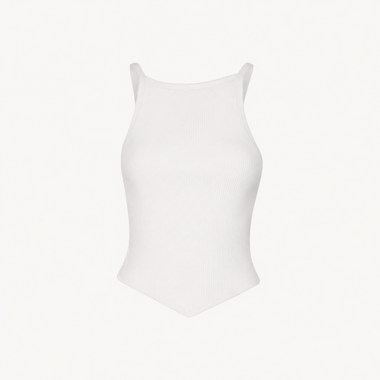 KNIT HALTER TANK TOP