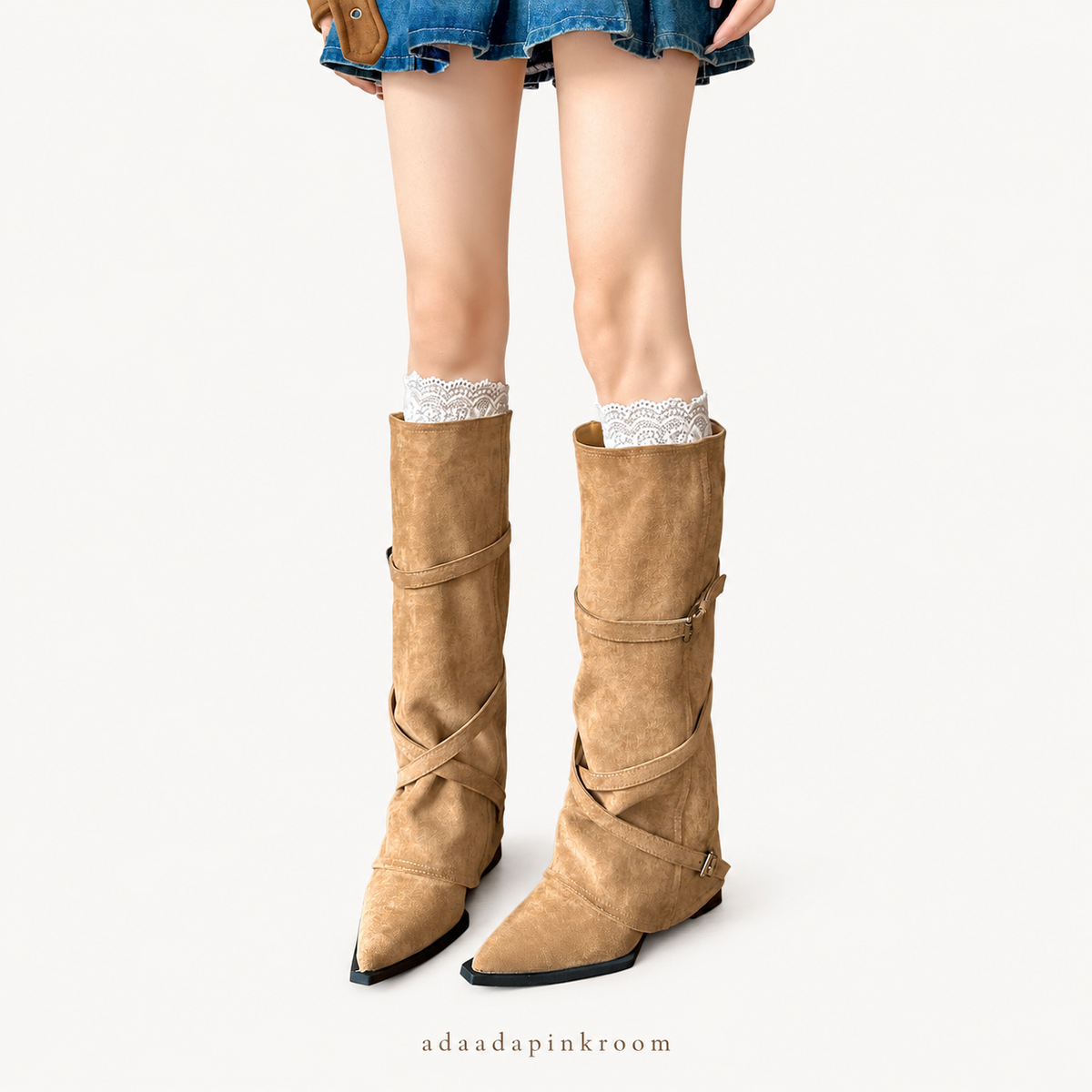 Sienna Buckle Strap Boots