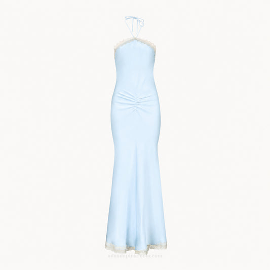 Celeste Lace Halter Dress