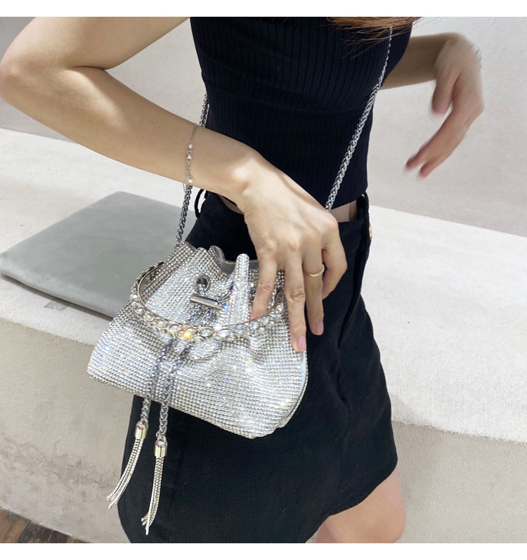 New Handbag Diamonds Evening Clutch Wedding Party Bag