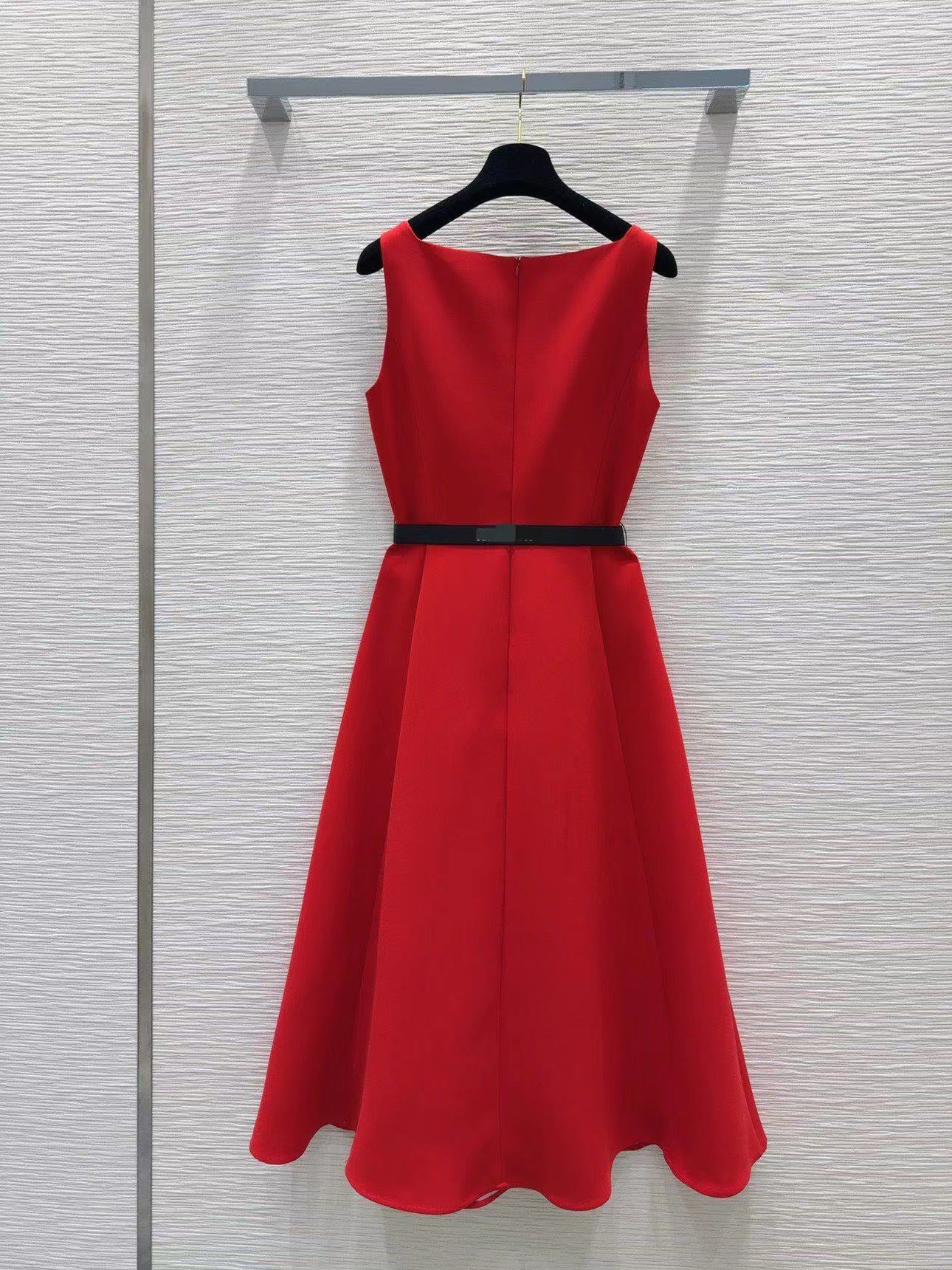 Bow Sleeveless Suspender Dress