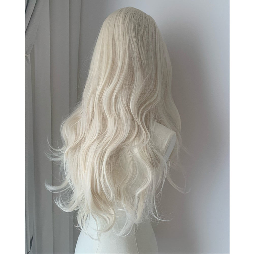 women's full head wig big wave curls