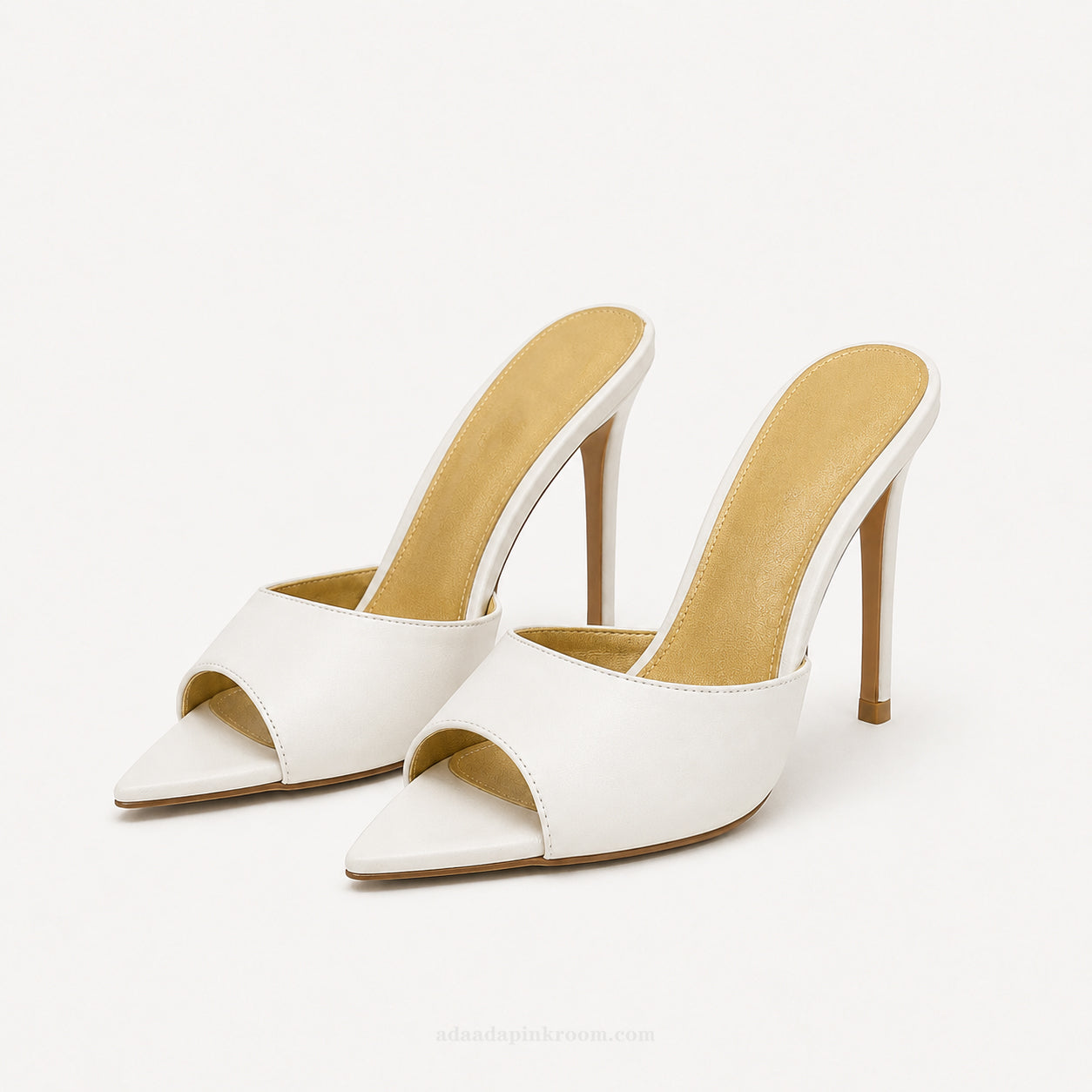 Pointed Toe Mule Heels
