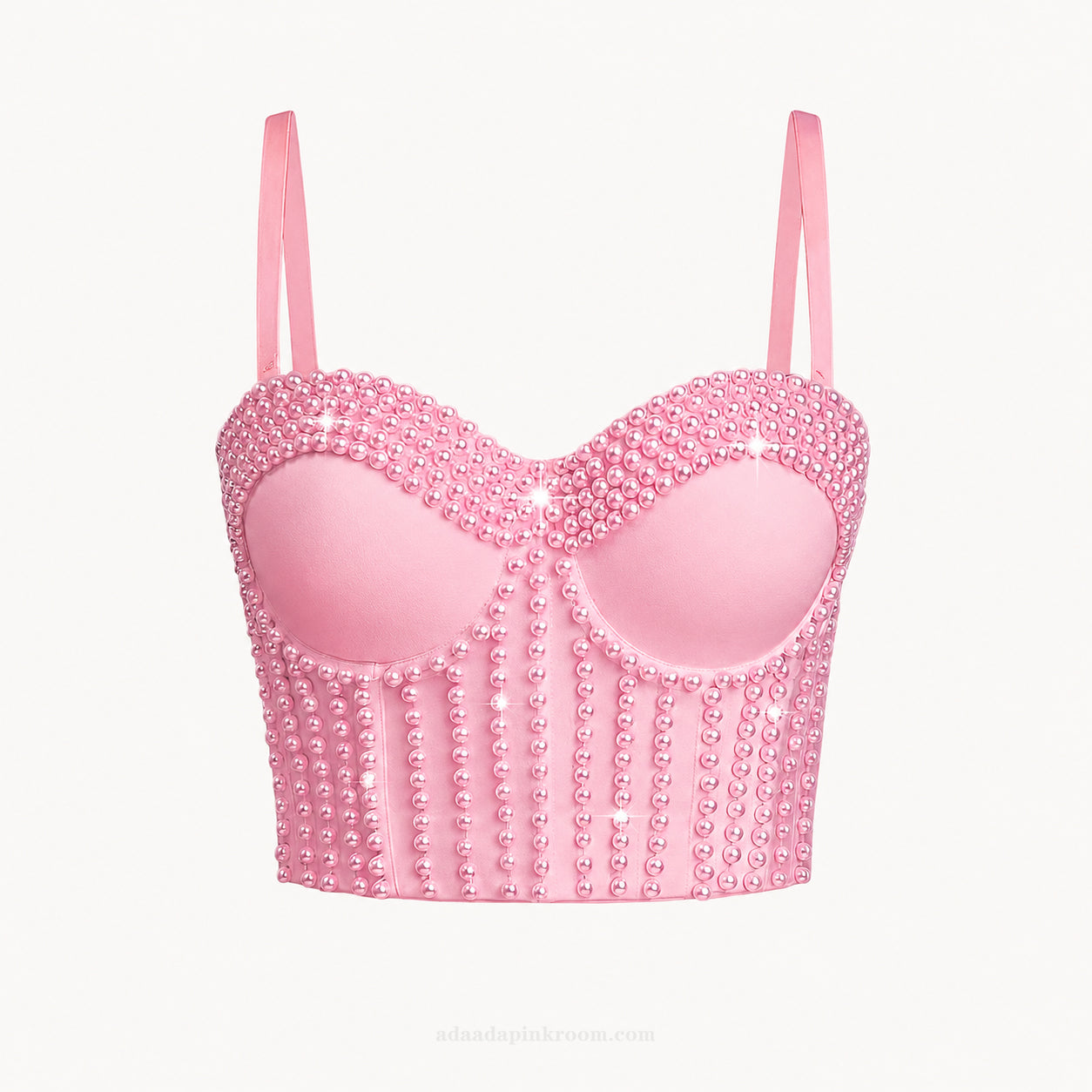 Embellished Corset Crop Top