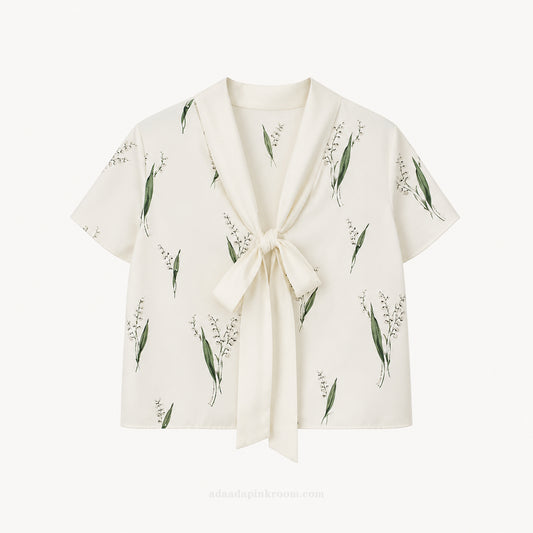 LILY BOW CROP TOP