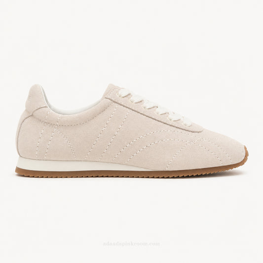 Soft Suede Lace-Up Sneakers
