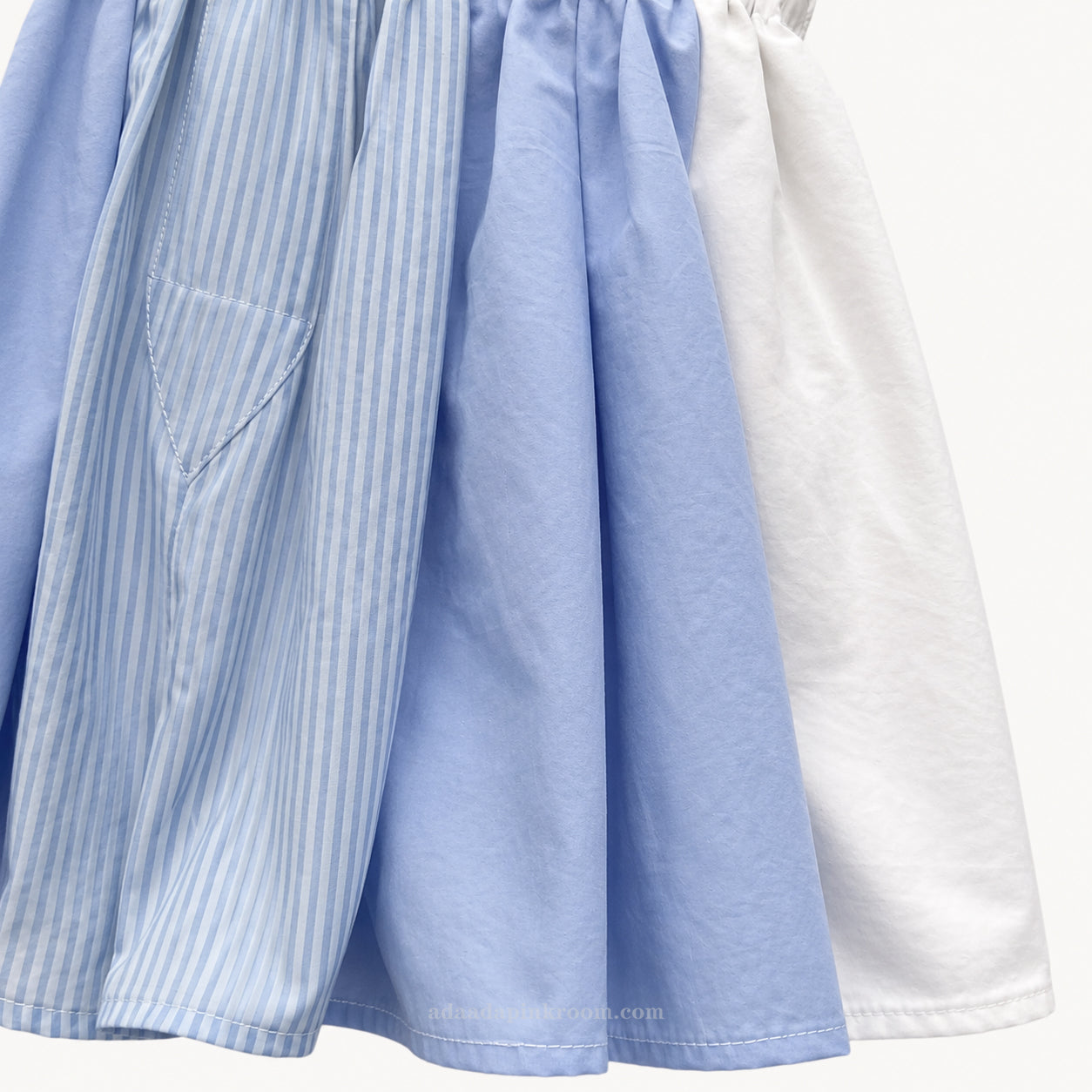 Striped Poplin Skort