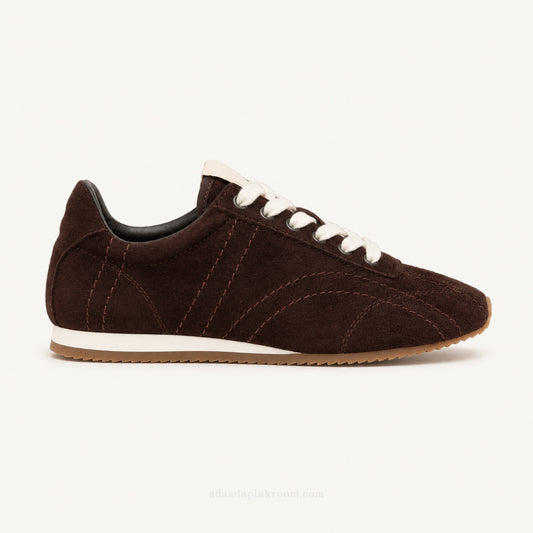 Soft Suede Lace-Up Sneakers