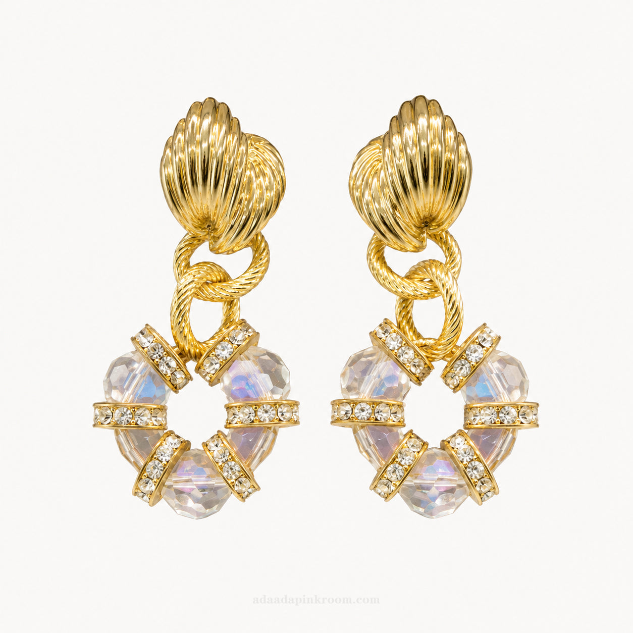 Crystal Link Earrings