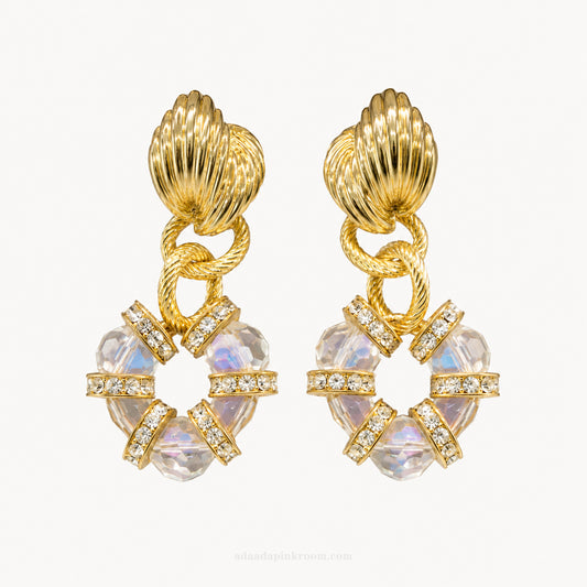 Crystal Link Earrings