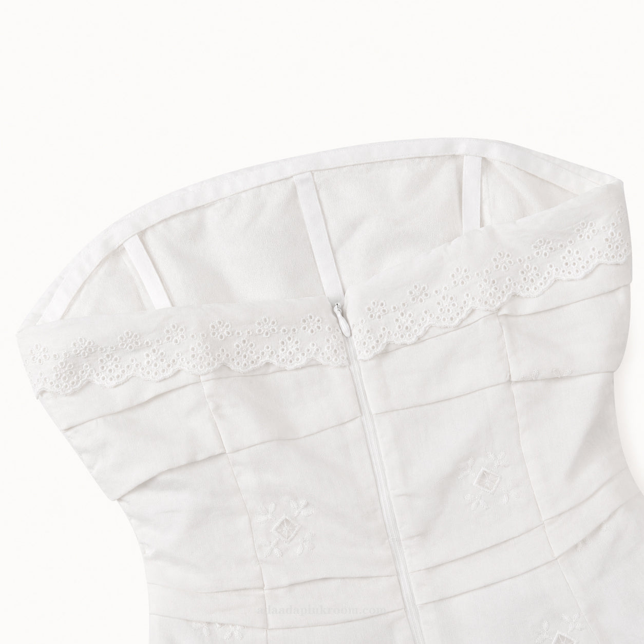 Blanca Eyelet Peplum Top