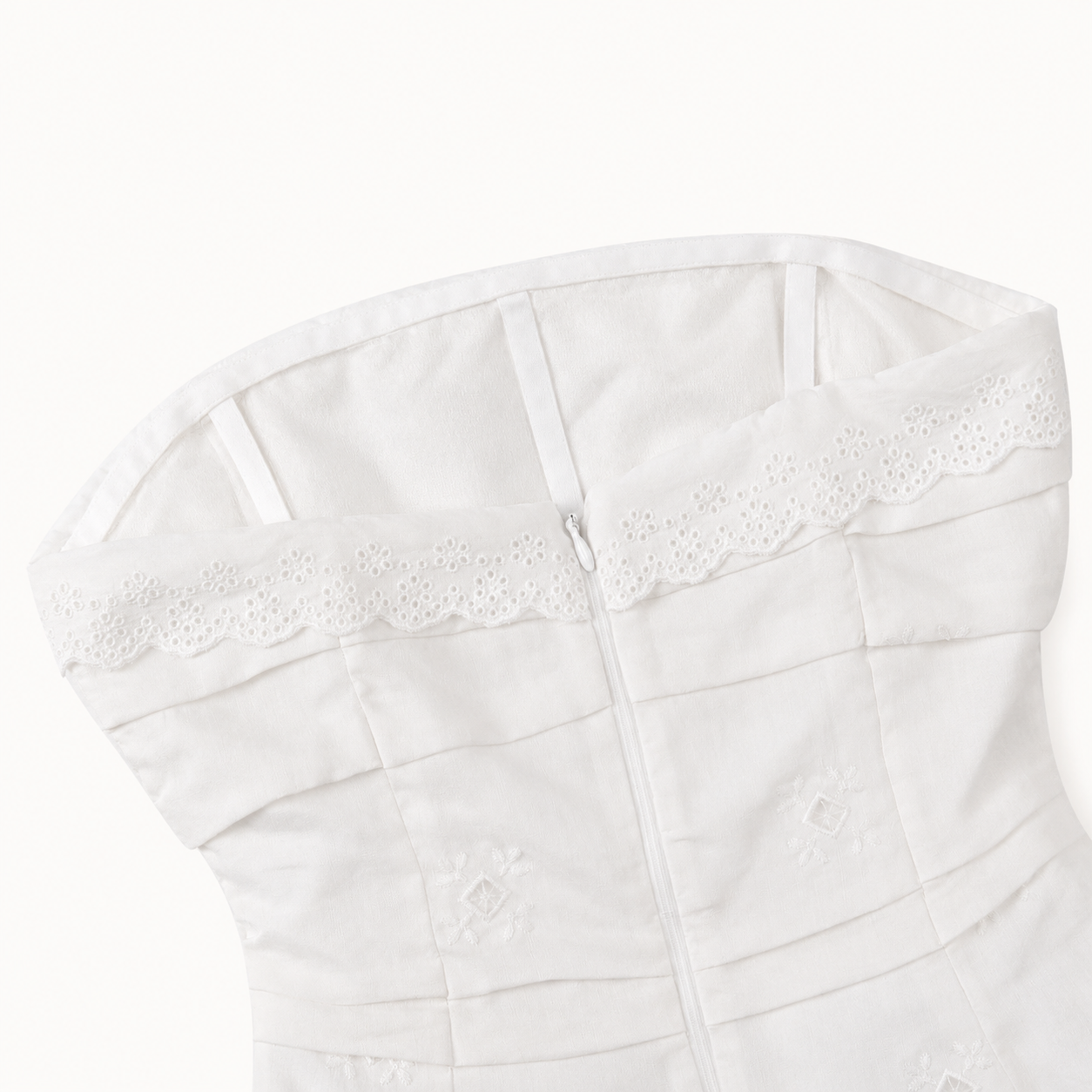 Blanca Eyelet Peplum Top